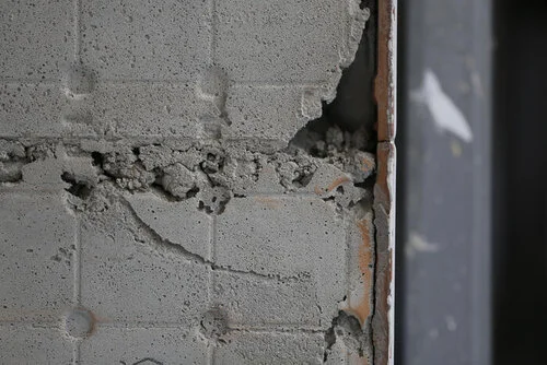 Riss in der Wand